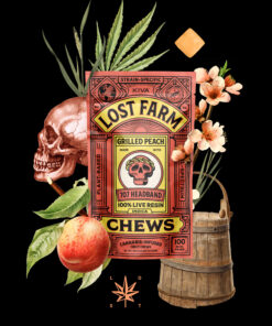 Buy Grilled Peach Fruit Chew Infused with 707 Headband Live Resin