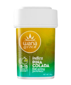 Buy Organic Fast-Acting Indica Pina Colada Gummies