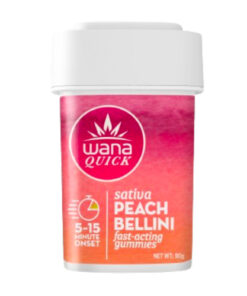 Buy Organic Sativa Fast-Acting Peach Bellini Gummies