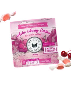 Buy CBD:THC:CBC Breast Cancer Awareness Cherry Ache-Away Gummies