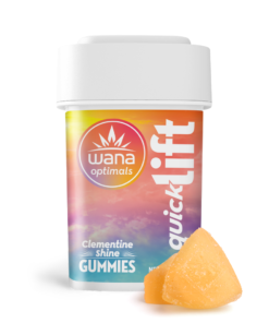 Buy Wana Organic Quick Clementine Shine 1:1:1 THC:CBG:THCV 100mg Gummies (10ct)